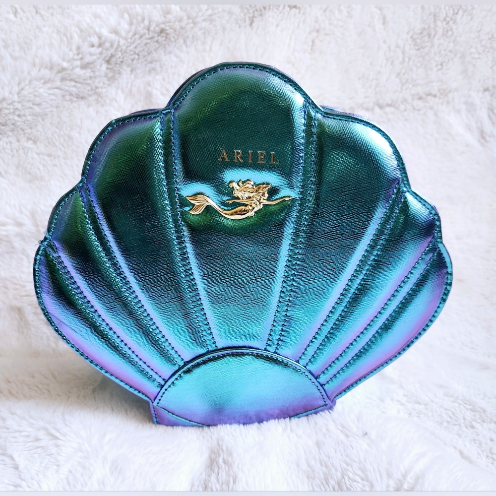 Loungefly Little Mermaid Ariel Shell Bag Aurora Color Rare Collectible Disney